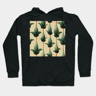 Plant vine vertical strips Hoodie